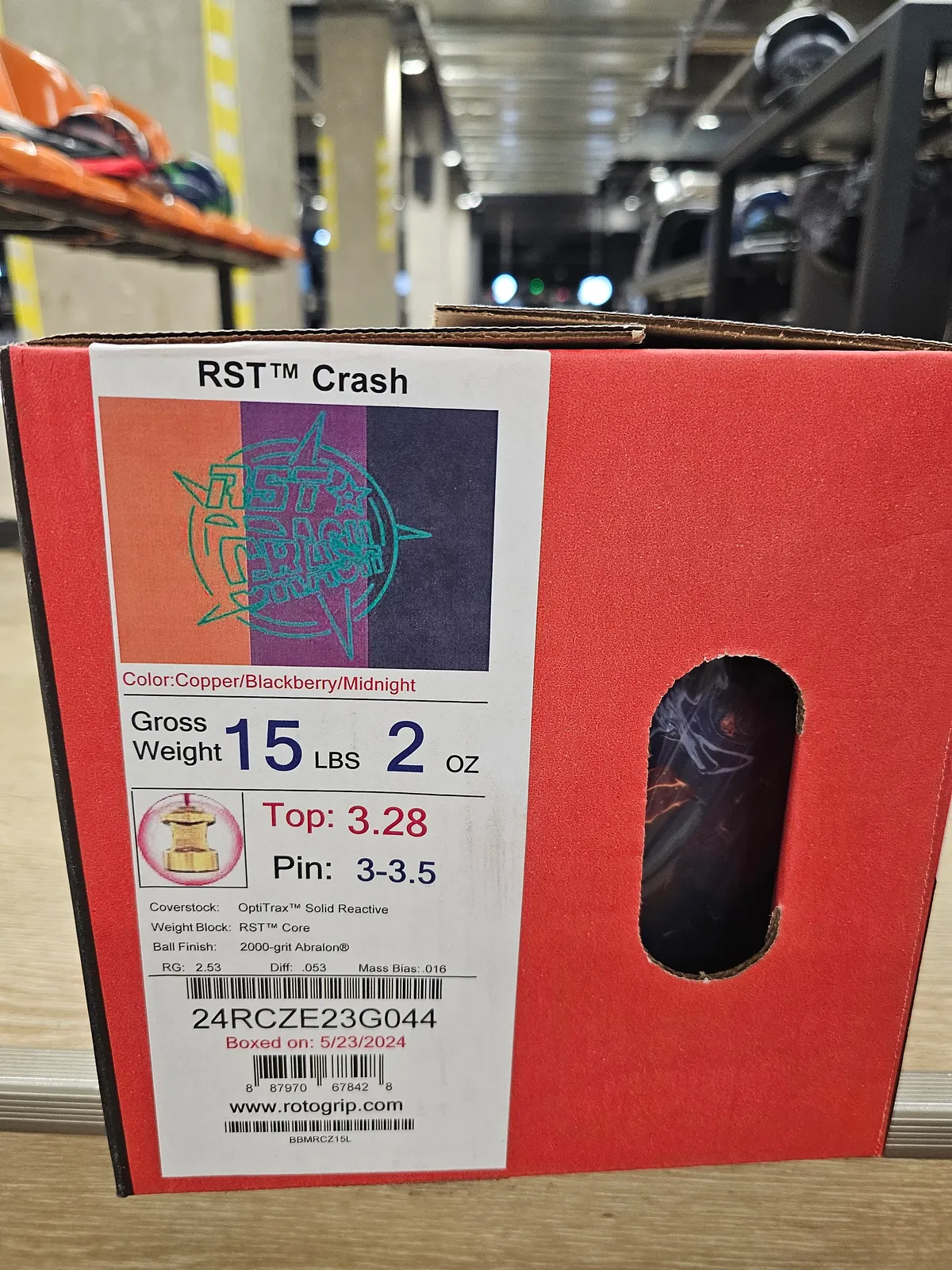 로또그립 RST Crash 볼링공 새상품 15p