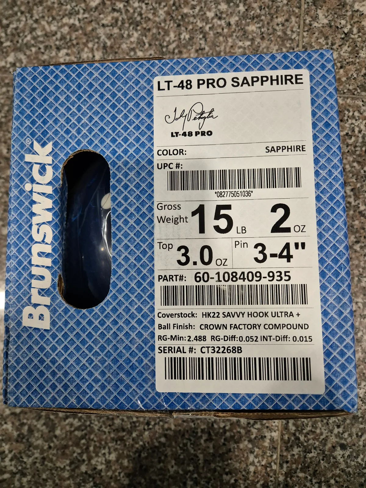 브런스윅 LT48 프로 사파이어 15p 판매