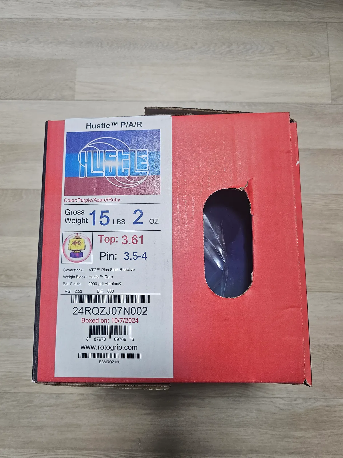 허슬PAR 15파운드 새볼