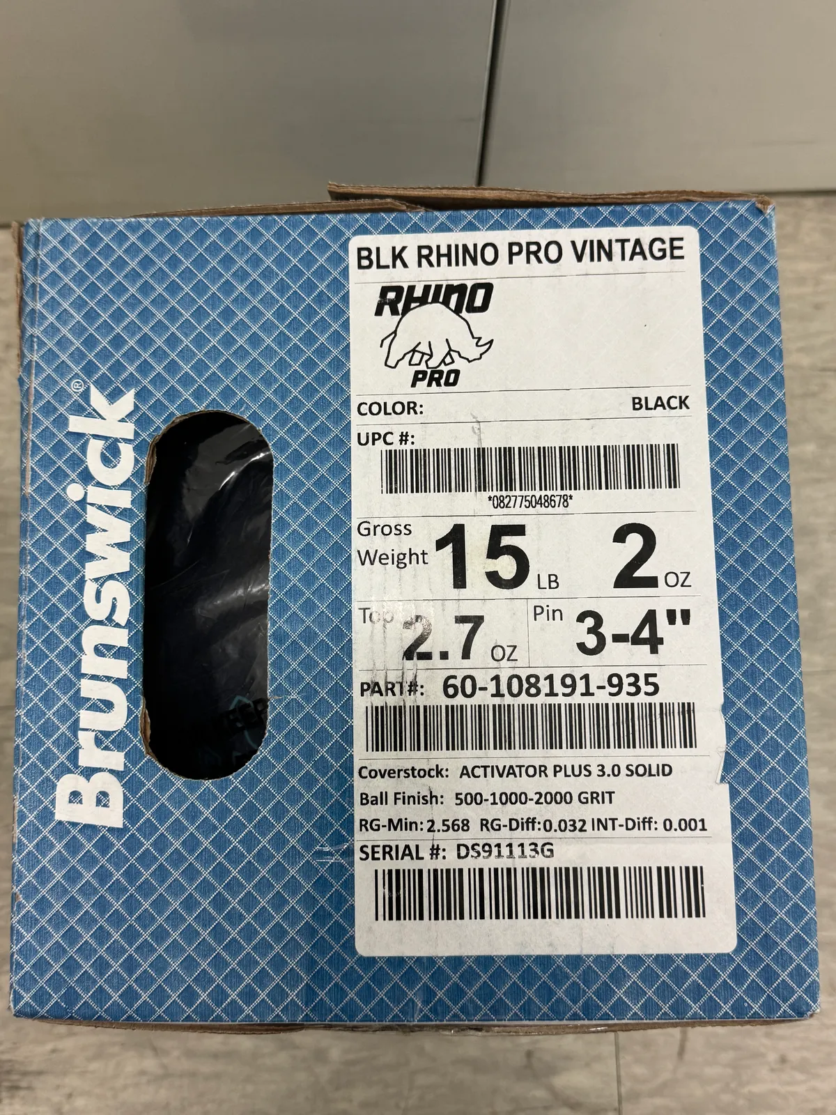 (판완)블랙 라이노 빈티지 15p