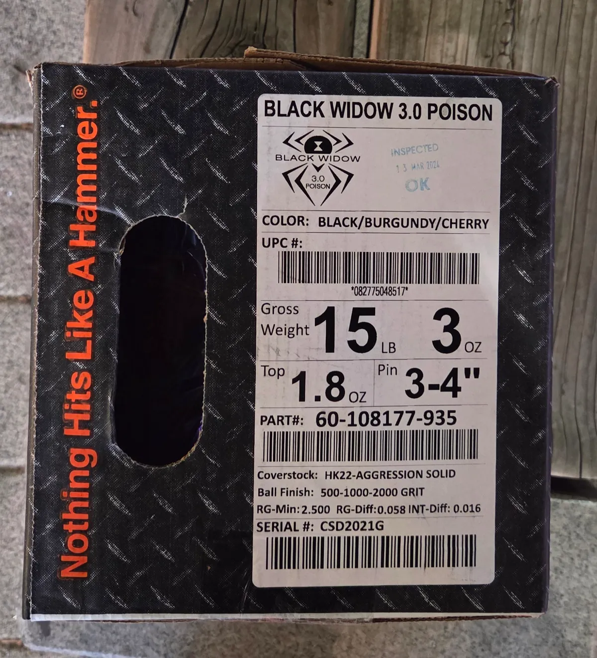 블랙위도우 3.0 포이즌 15p 새 볼 판완