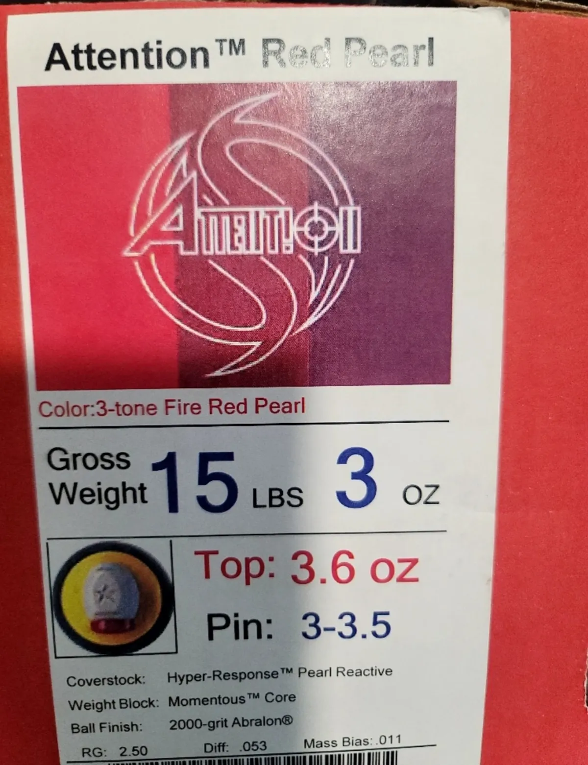 어텐션 레드펄 (새상품)