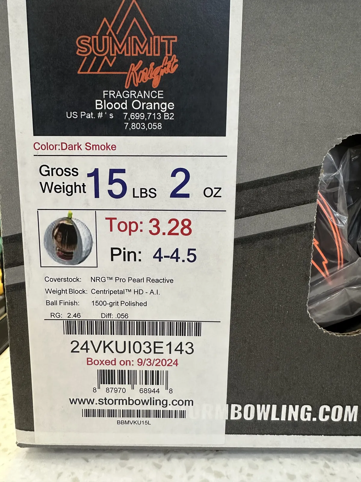 스톰 써밋나이트15p (판매완료)