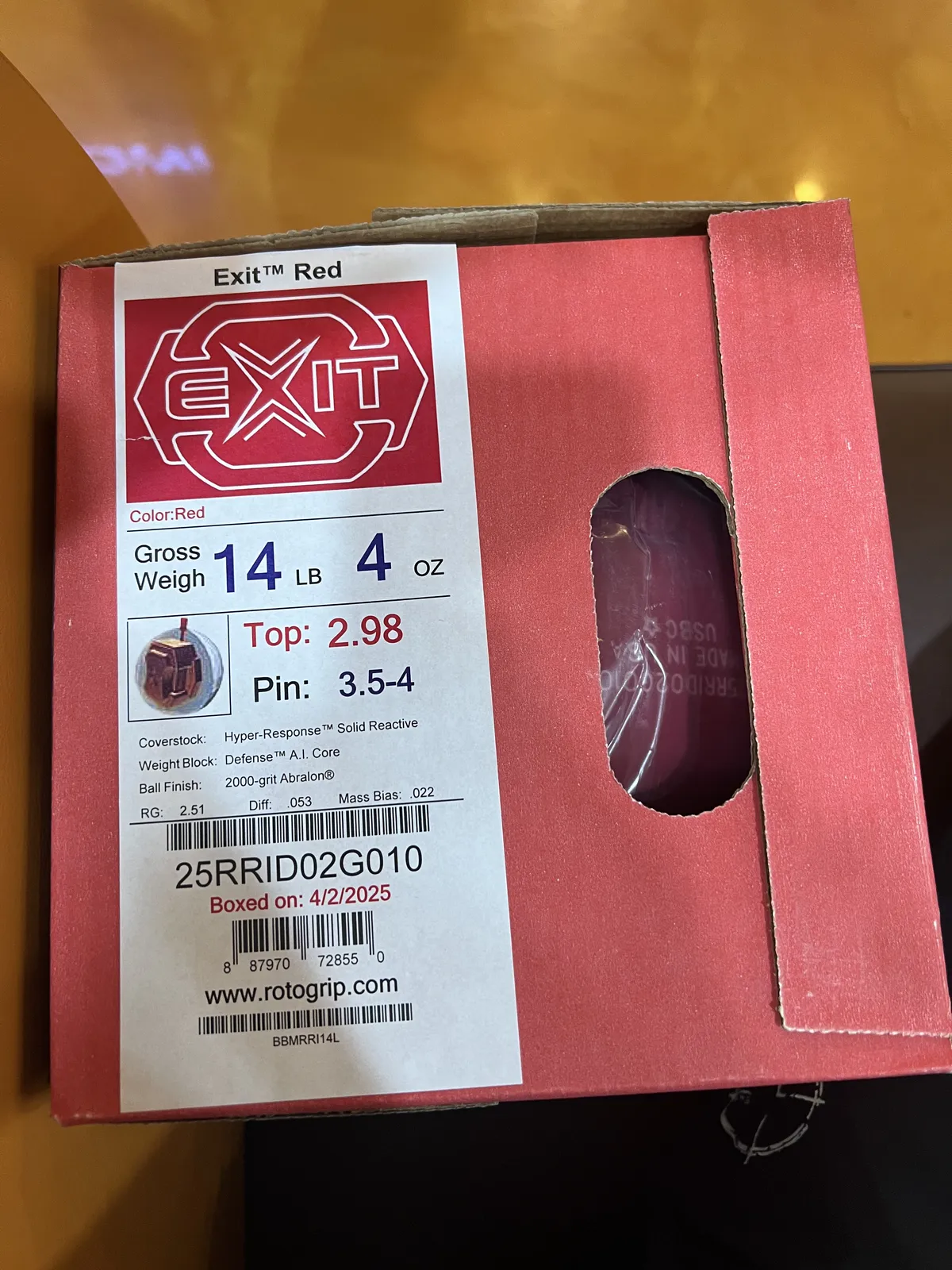 엑시트 레드 14파운드 팝니다.
