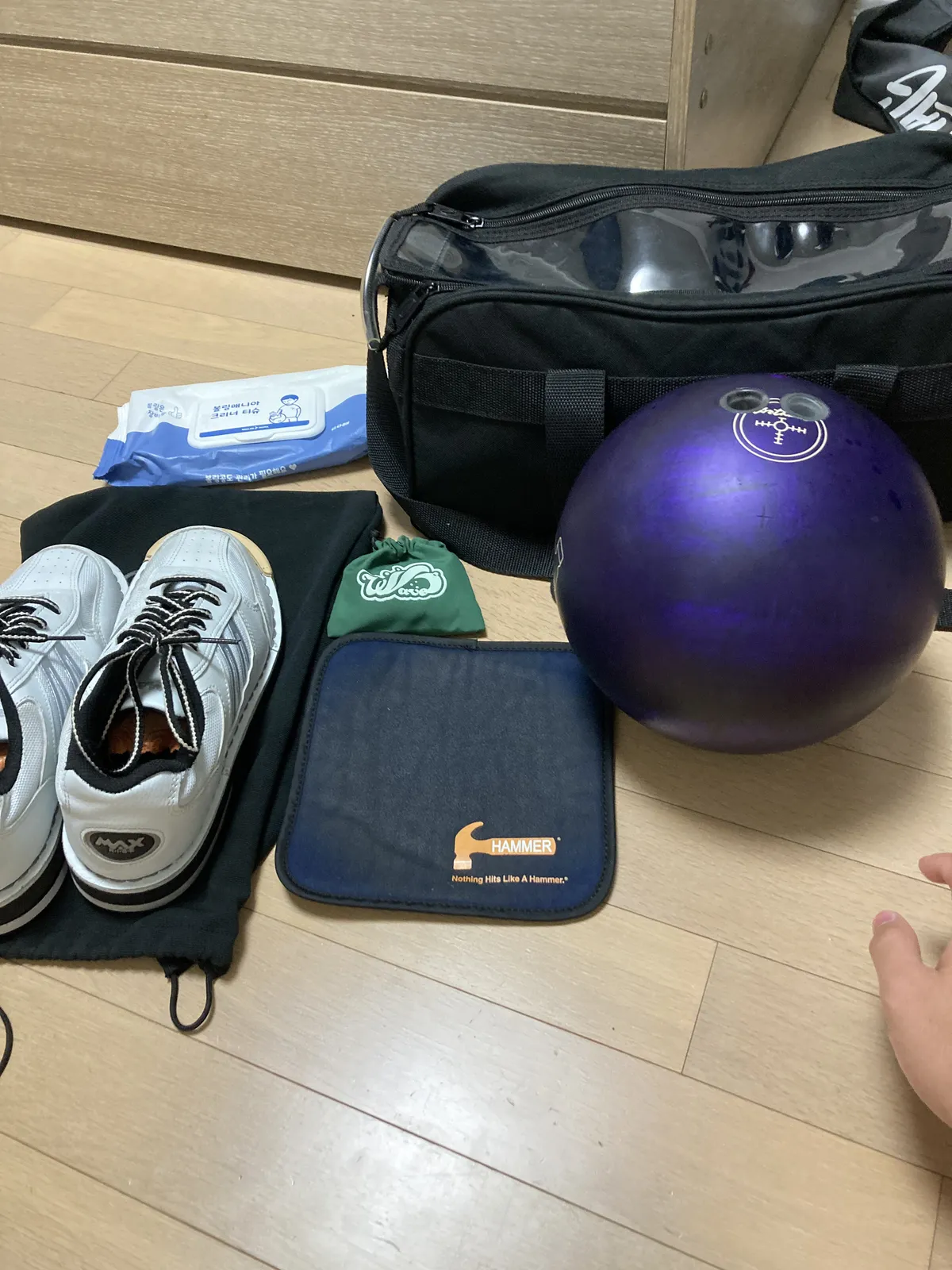 퍼플햄머 볼링 세트 팔아요