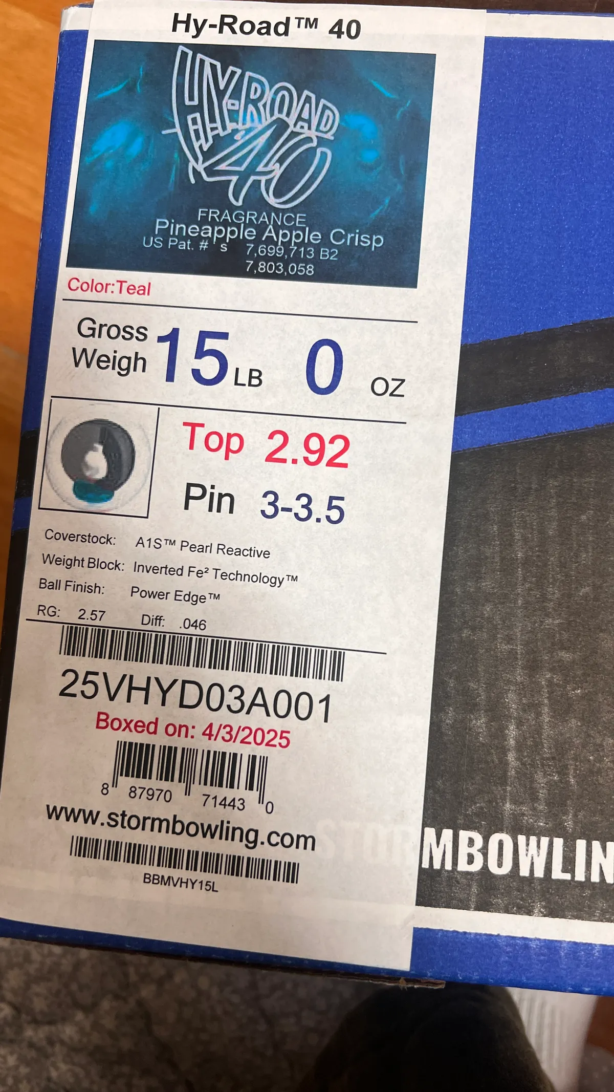 스톰 하이로드40 15P 판매합니다