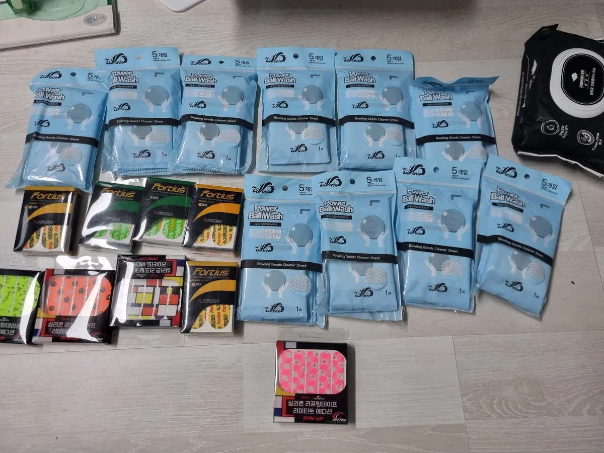 엄테 크리너 핑거테이프 일괄싸게팝니다