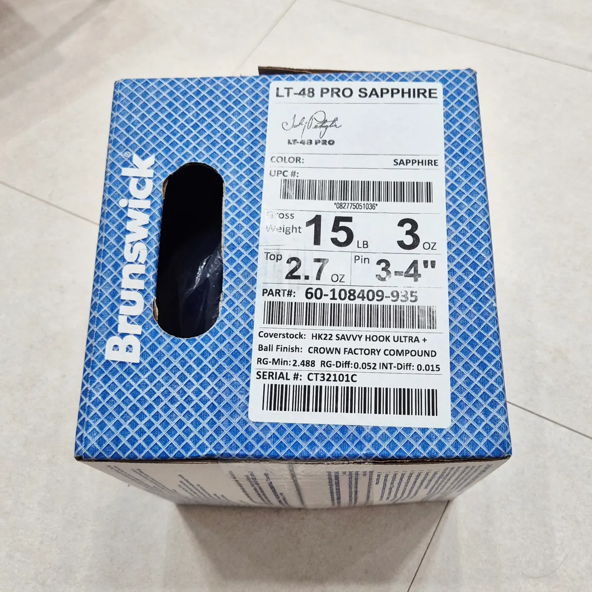 LT-48 프로 사파이어 15파운드 (왼손 2LS)