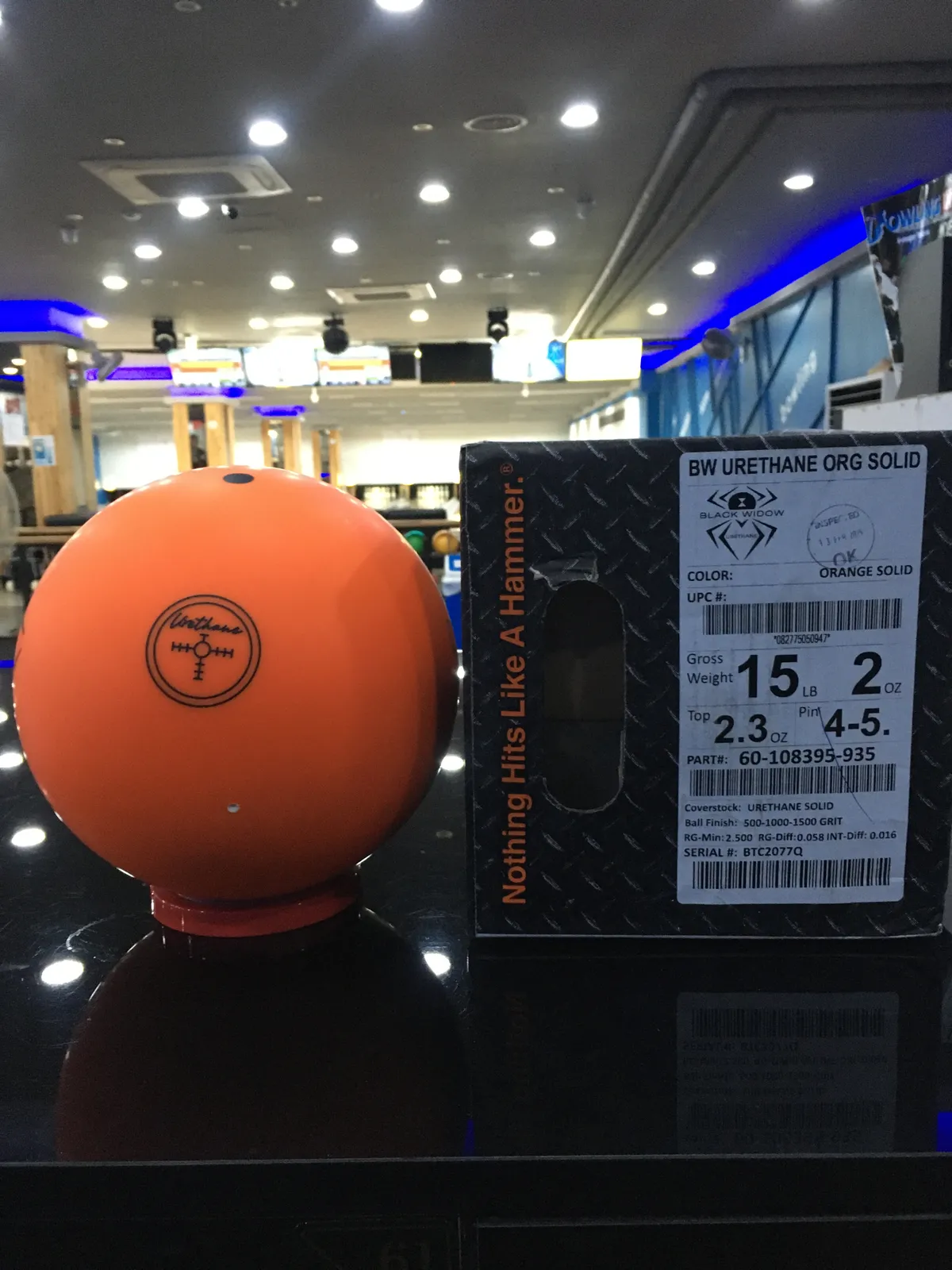 블랙위도우 오렌지 솔리드 우레탄 15P