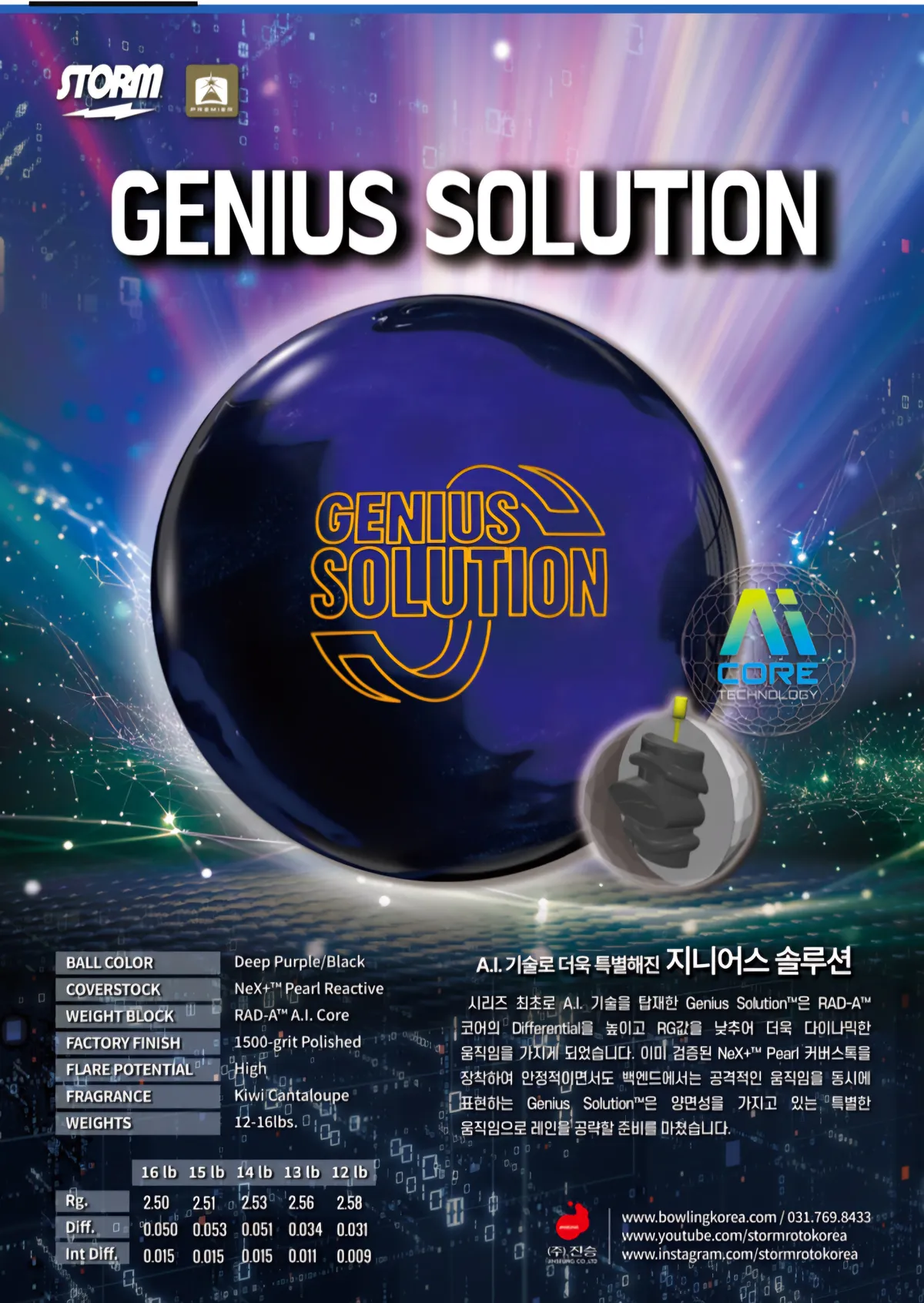 스톰 지니어스 솔루션 15P(새상품)