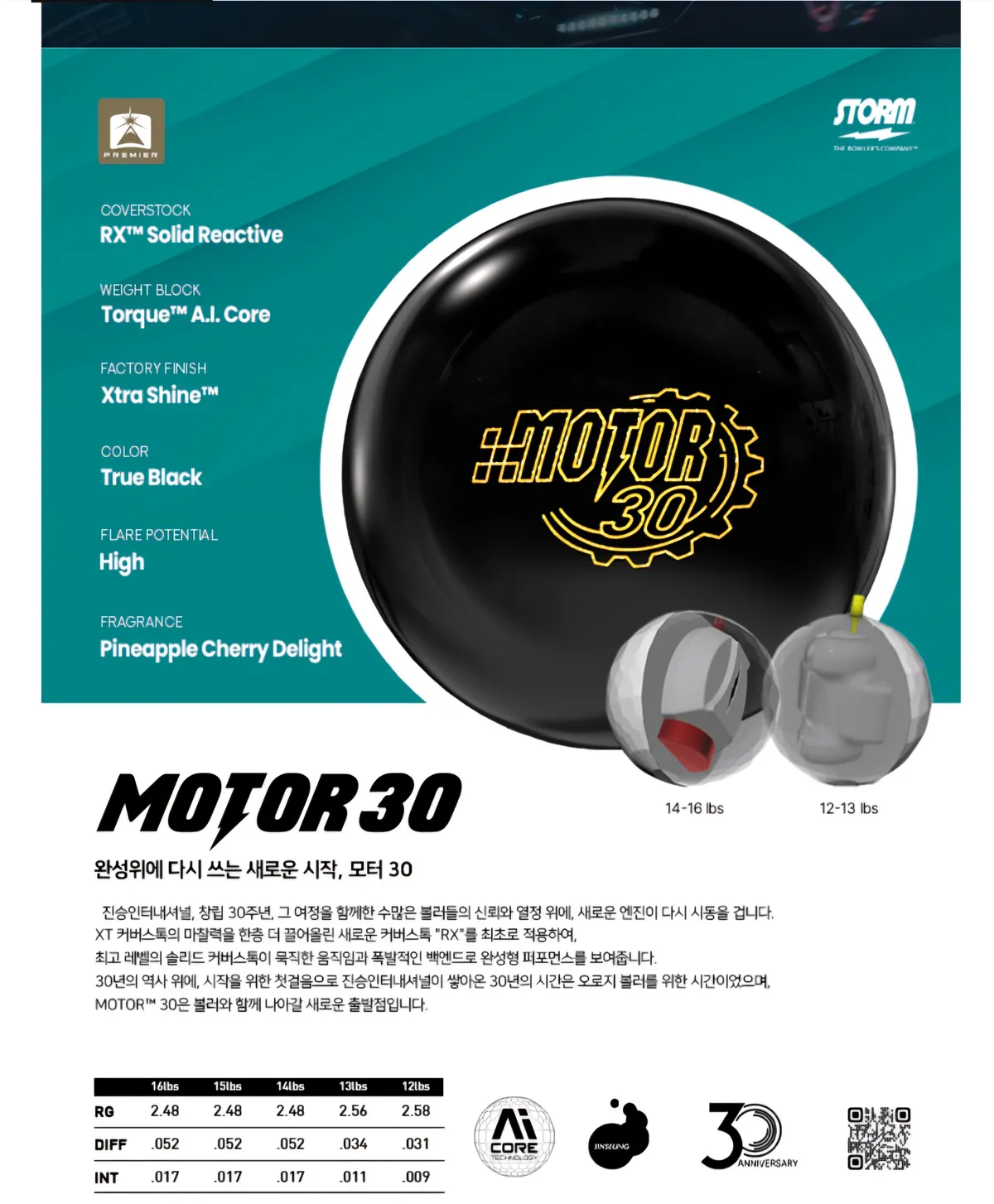 스톰 모터 30 15P(새상품)