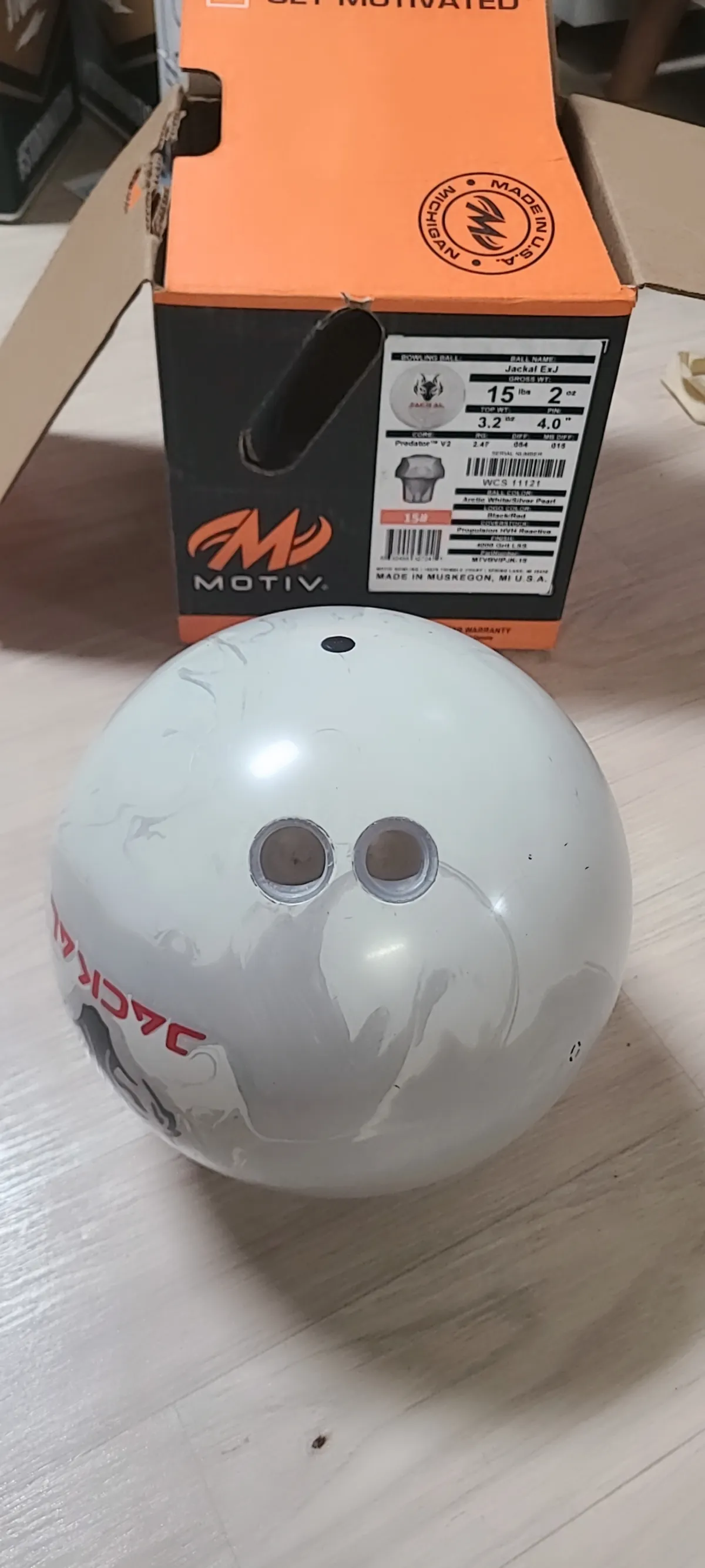 쟈칼ExJ 15p 중고볼(택포)