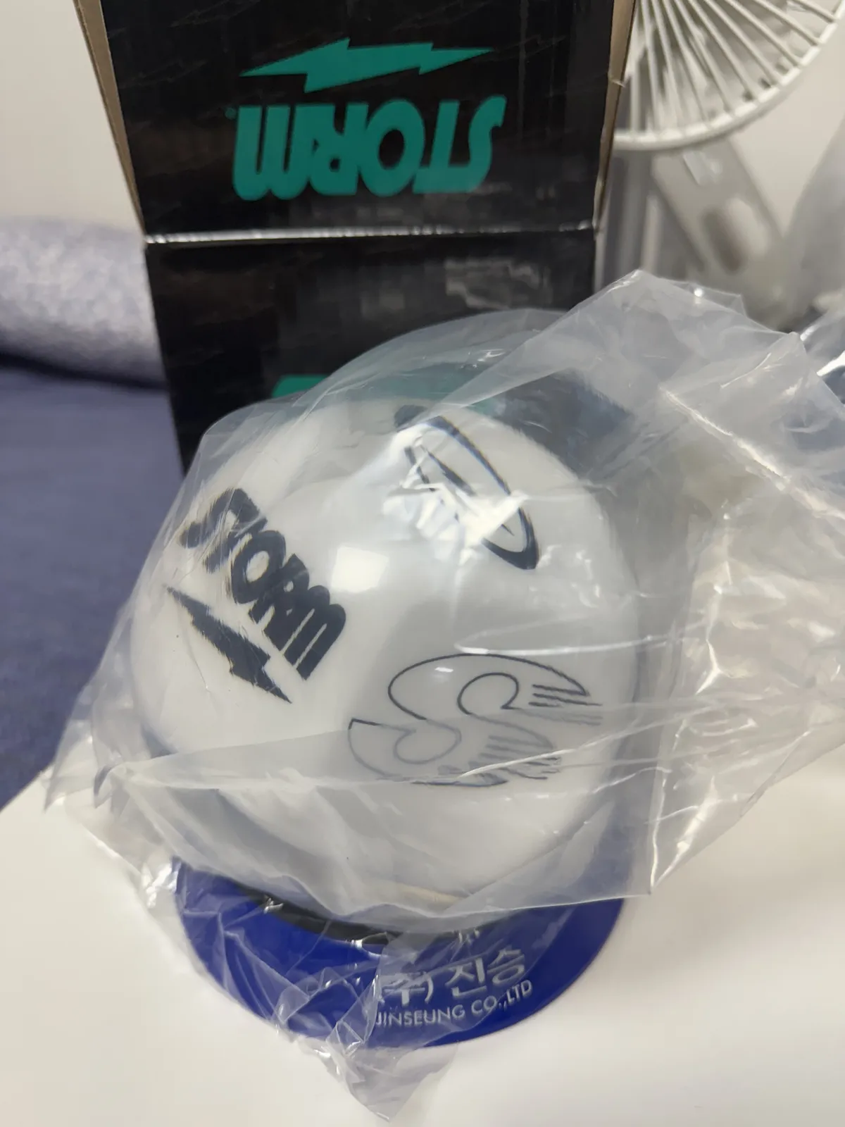 (새상품) 스톰 미니 클리어볼 화이트