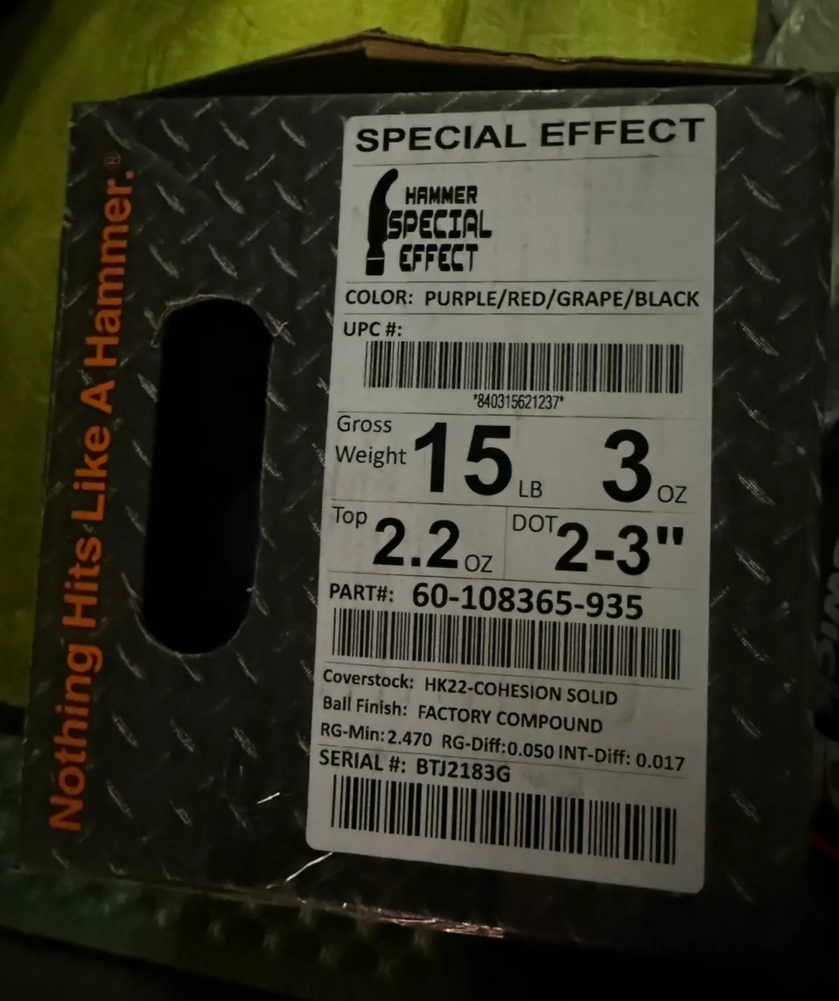 햄머 스페셜 이팩트15파운드