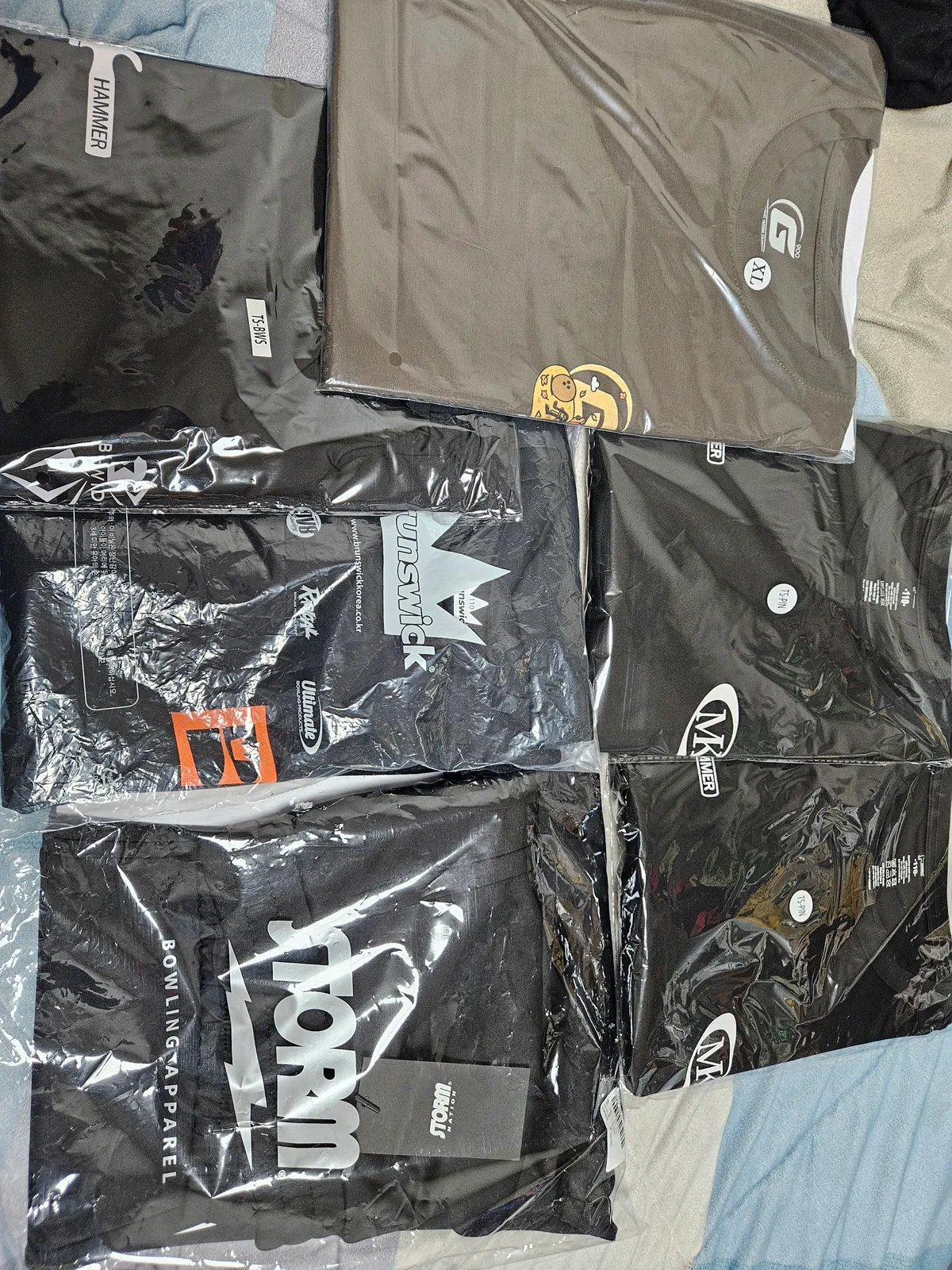 각종 볼링 티셔츠 / 바지 새상품 팝니다