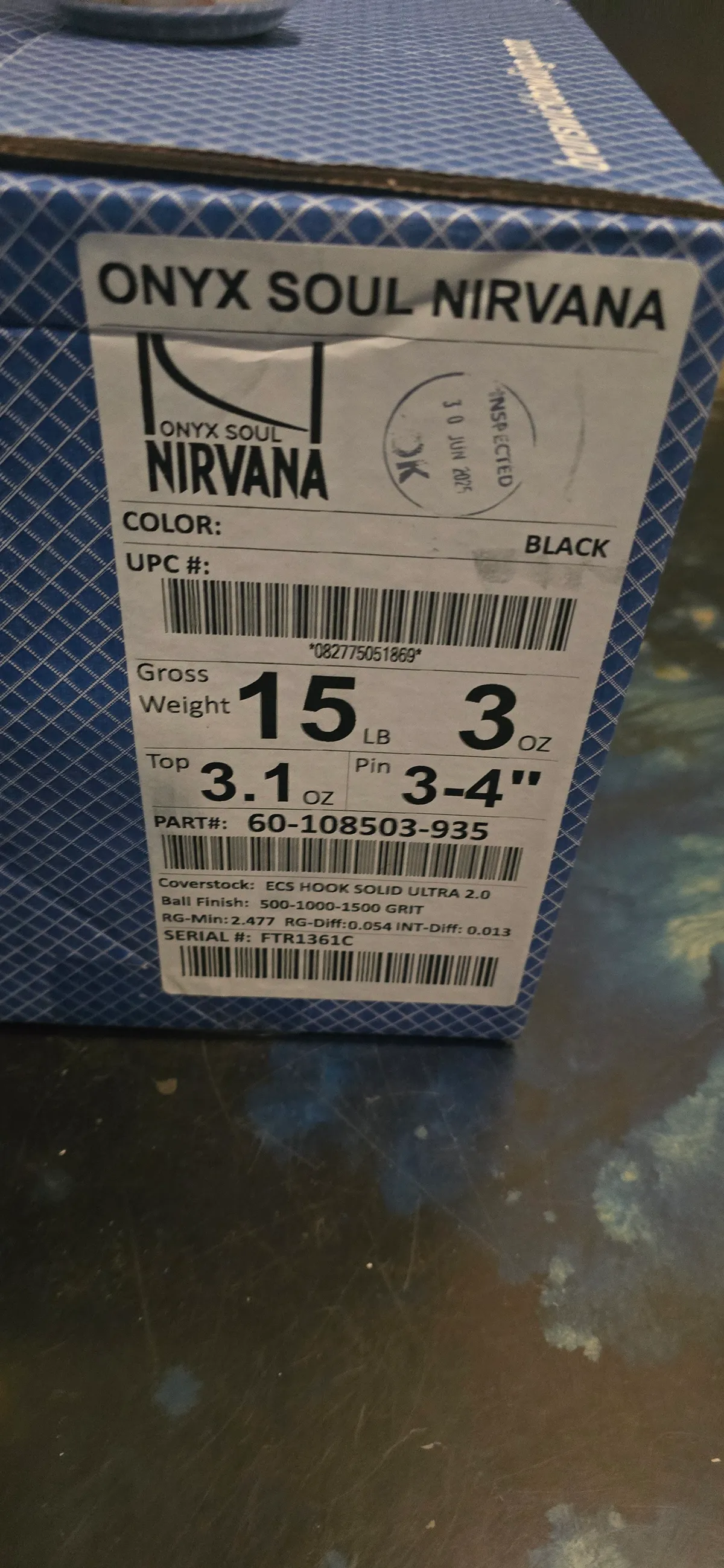 오닉스 소울 너바나 15 -3온즈(판완)