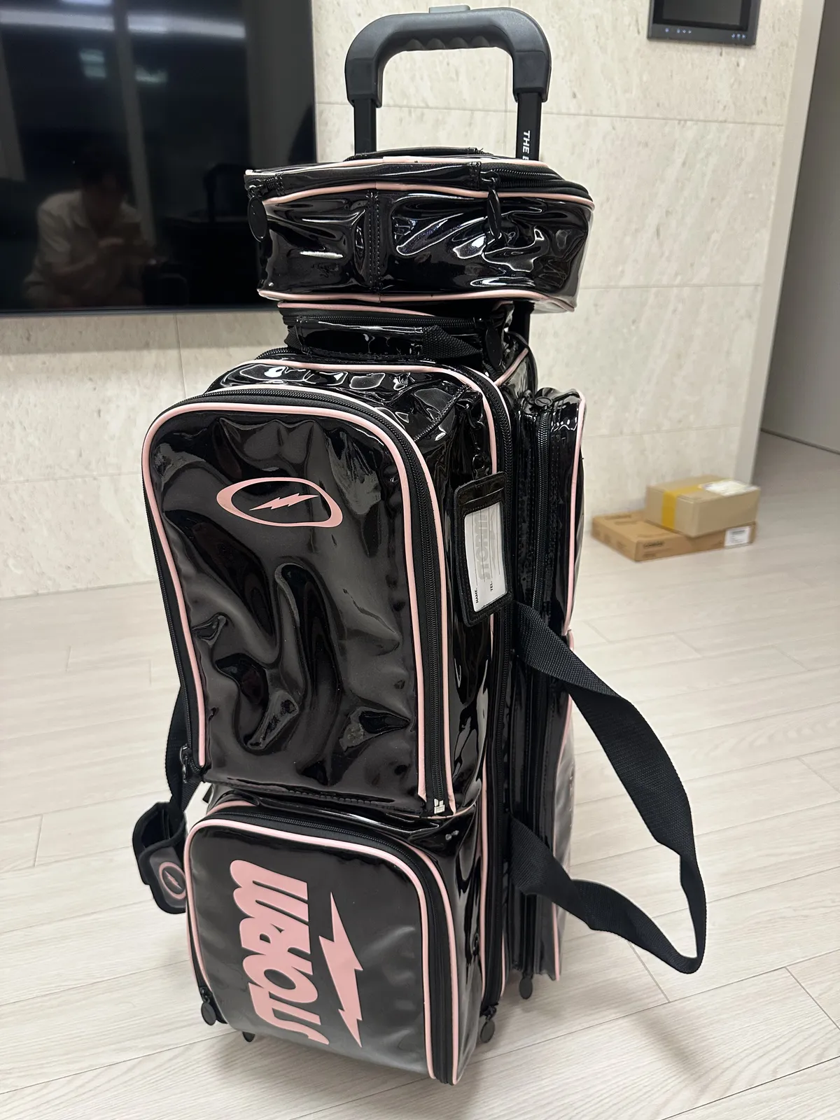 (단종품)스톰 롤링썬더(검정핑크) 쓰리볼백