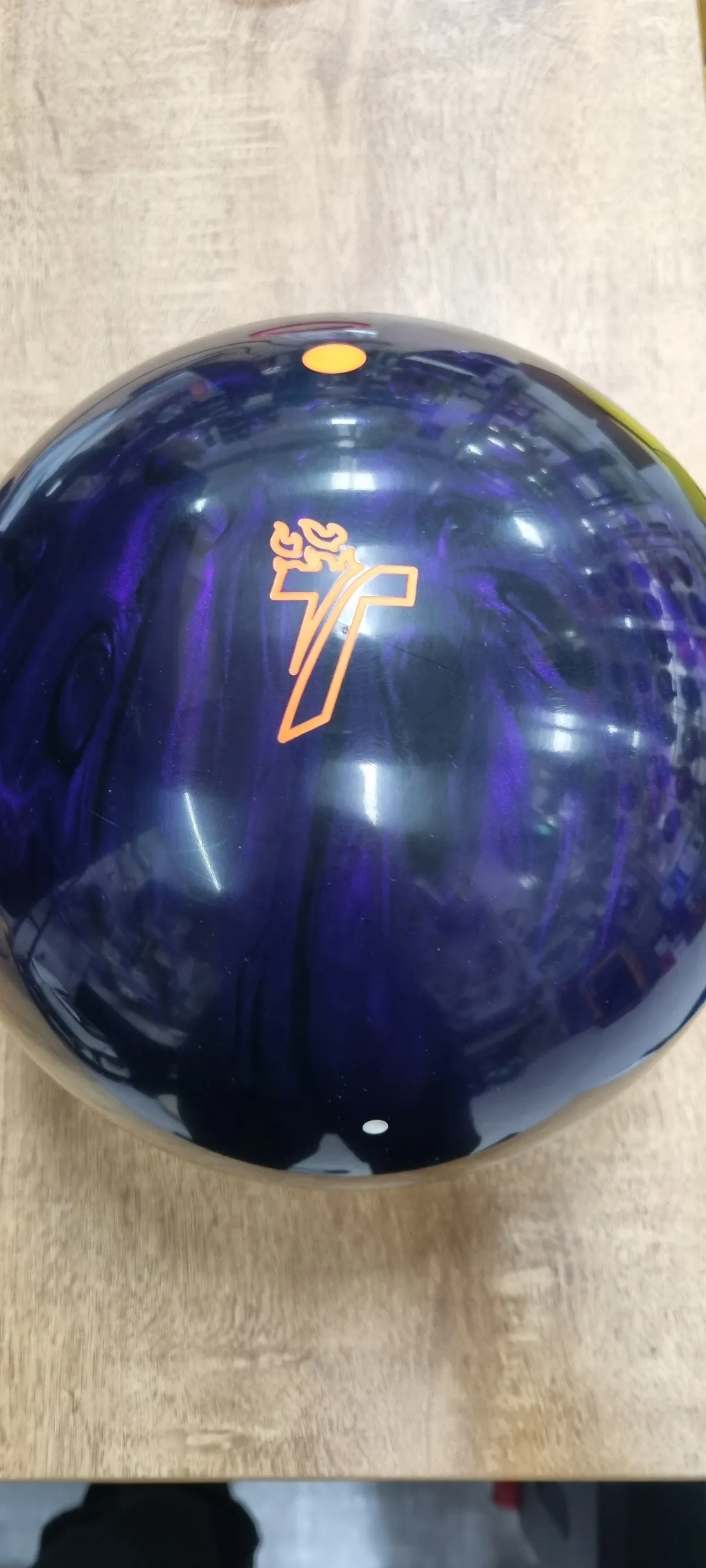 씨어럼 퍼플 블랙 15파운드 새볼링공