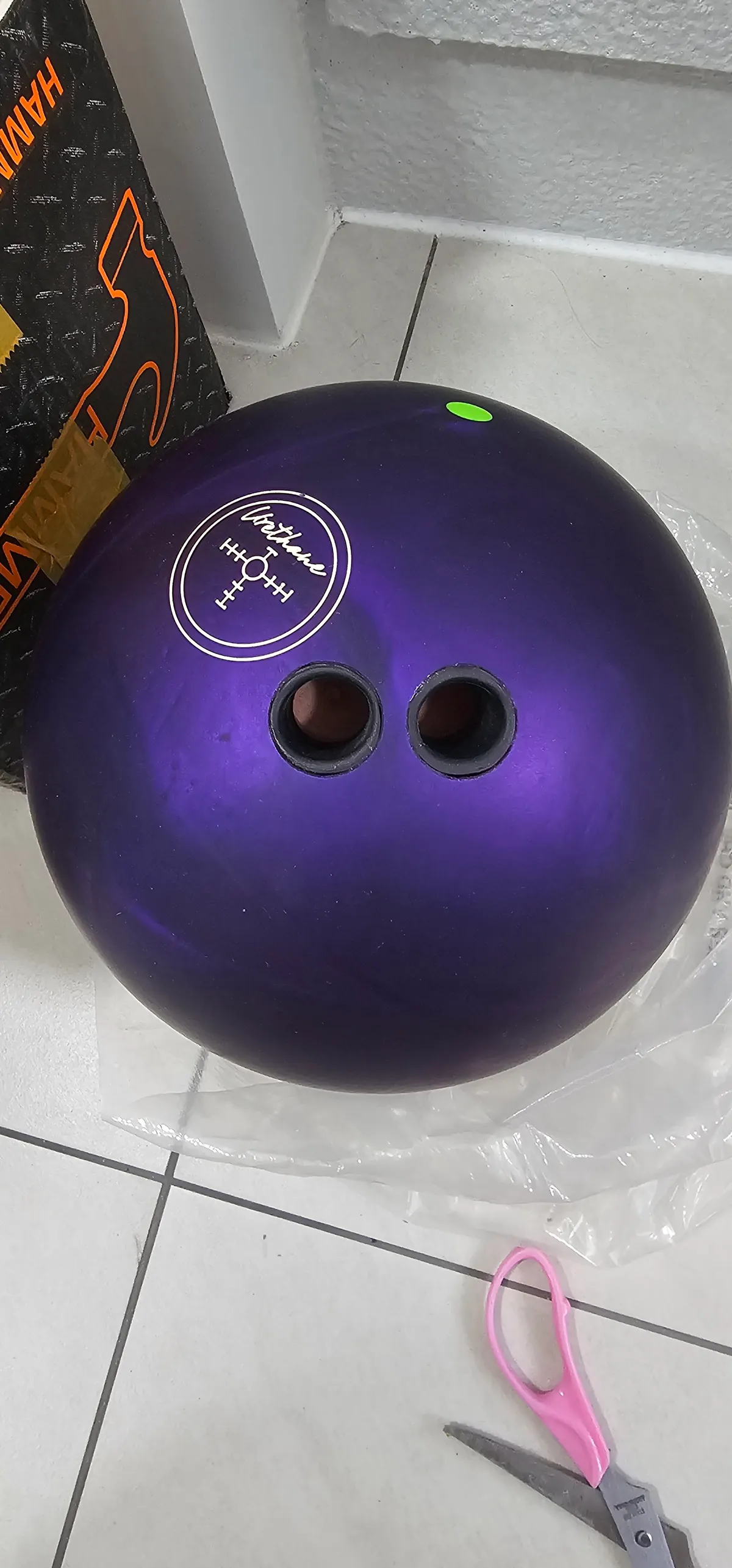 햄머퍼플 녹색핀 새볼