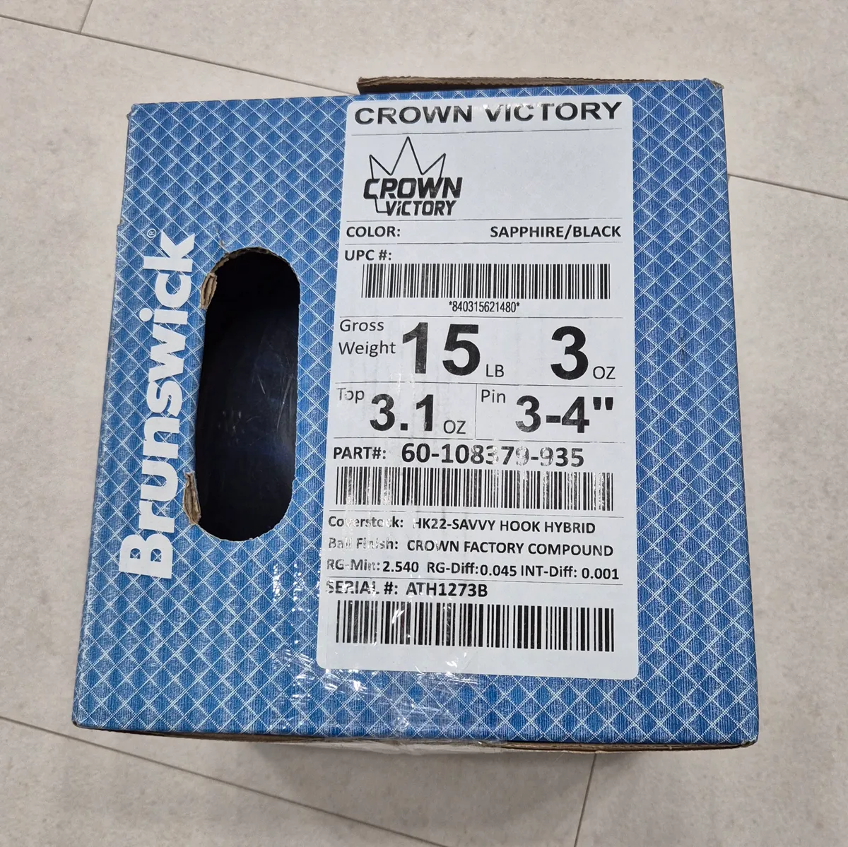 브런스윅 크라운빅토리 15파운드 (왼손 2LS)