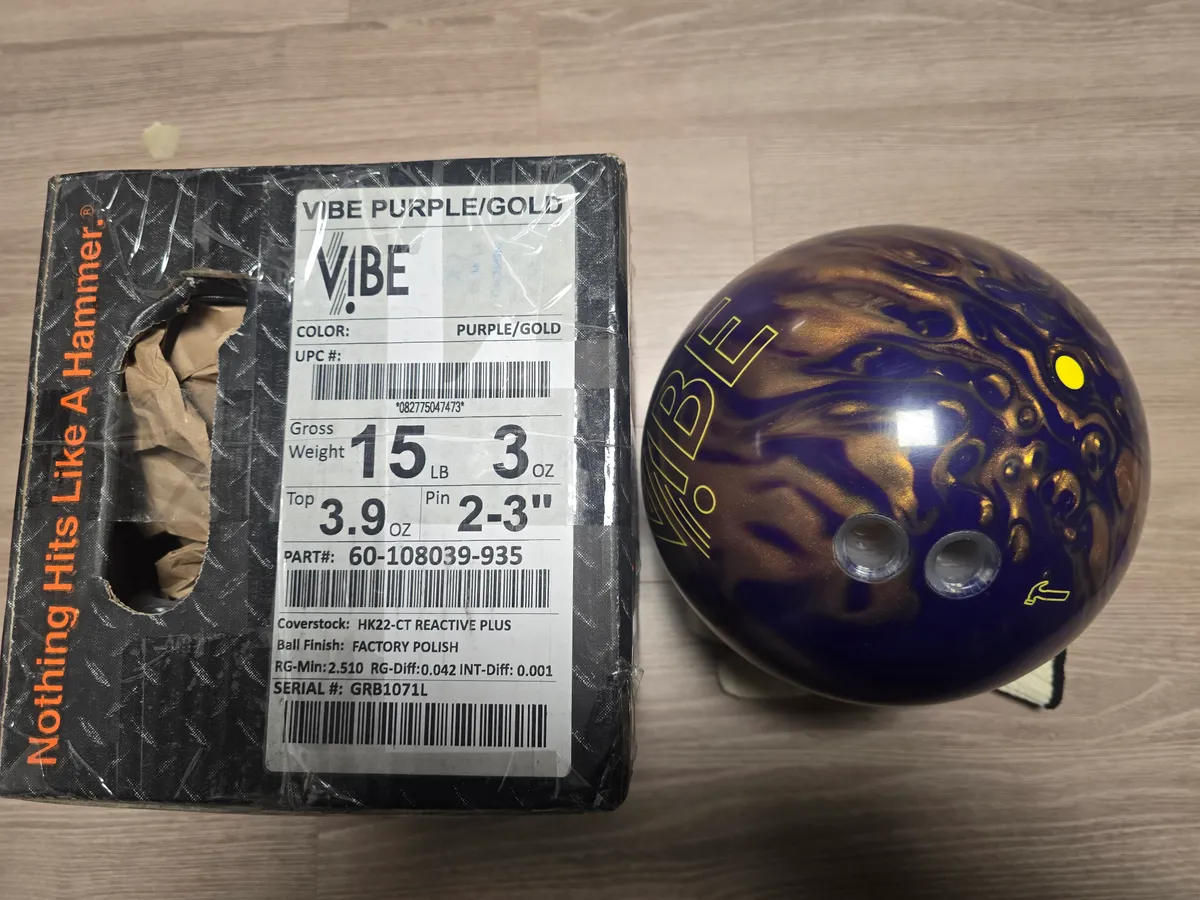(중고볼)햄머 바이브 퍼플골드 15p 팝니다.