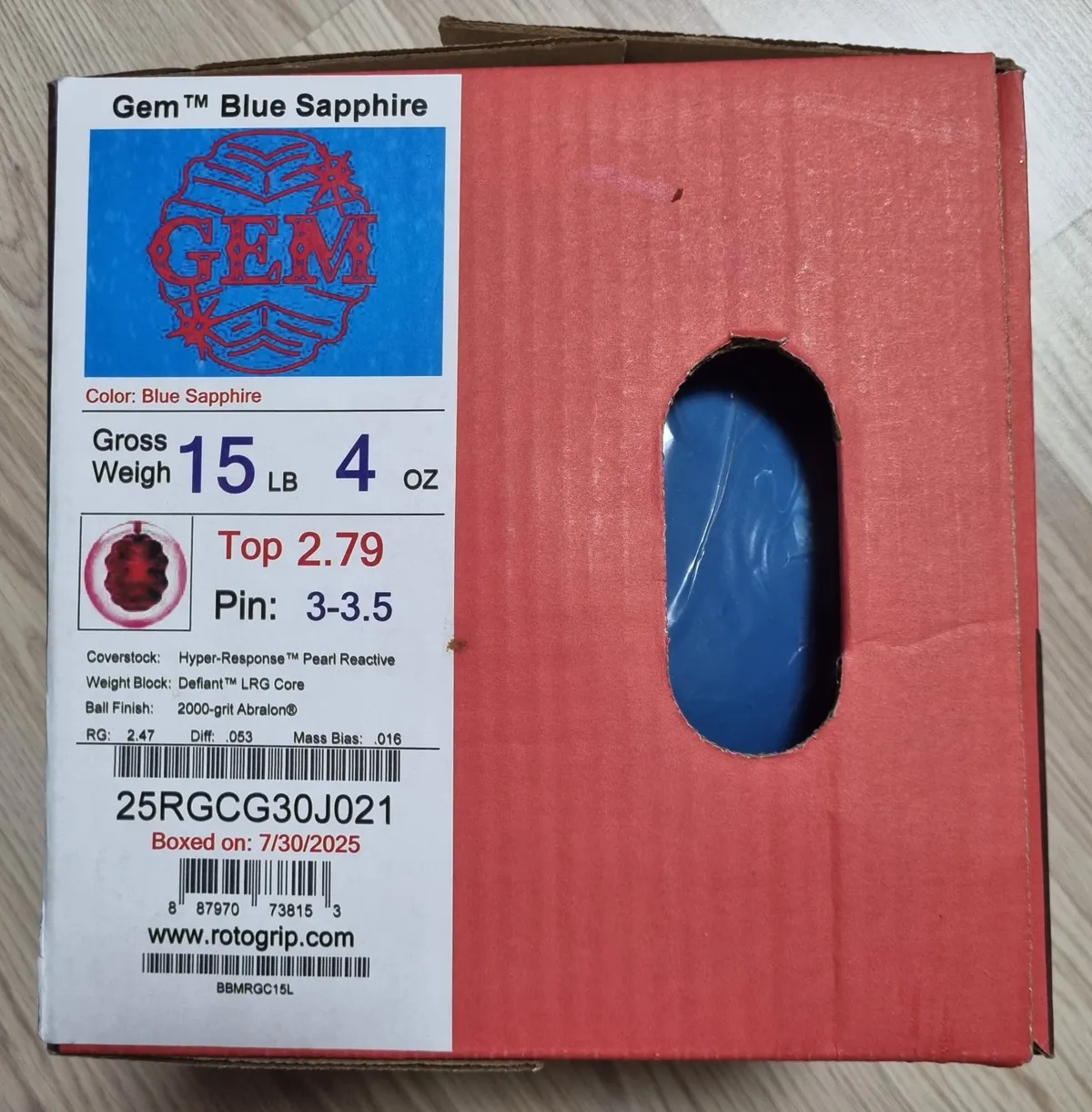 로또그립 - 잼 블루 사파이어 15파운드